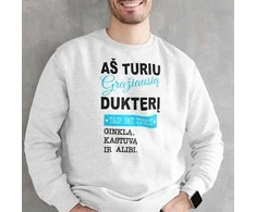 Džemperis "Aš turiu gražiausią dukterį" (be kapišono)