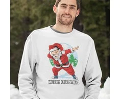 Džemperis "Dabbing Santa Claus" (be kapišono)
