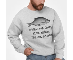 Džemperis "Darbas - ne žvejams" (be kapišono)