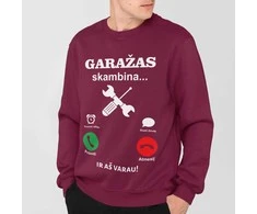 Džemperis "Garažas skambina" (be kapišono)