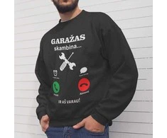 Džemperis "Garažas skambina" (be kapišono)