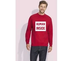 Džemperis "Human inside" (be kapišono)