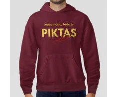 Džemperis "Kada noriu, tada ir piktas"