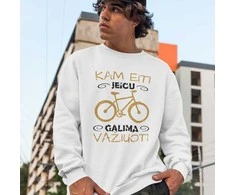 Džemperis "Kam eiti, jei galima važiuoti" (be kapišono)