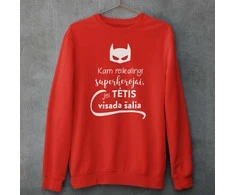 Džemperis "Kam reikalingi superherojai, jei TĖTIS visada šalia" (be kapišono)