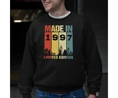 Džemperis "Limited edition" su Jūsų pasirinktais gimimo metais (be kapišono)