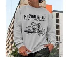 Džemperis "Mažiau ratų" (be kapišono)