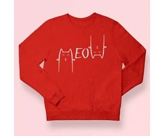 Džemperis "MEOW" (be kapišono)