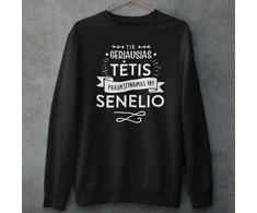 Džemperis "Tik geriausias tėtis paaukštintas iki senelio" (be kapišono)