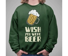 Džemperis "Wish you were beer" (be kapišono)