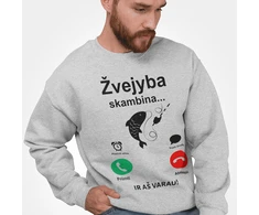 Džemperis "Žvejyba skambina" (be kapišono)