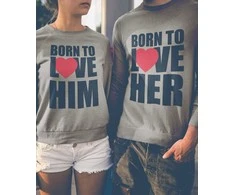 Džemperių komplektas "Born to love" ( be kapišono)