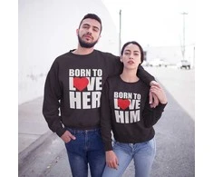 Džemperių komplektas "Born to love" ( be kapišono)