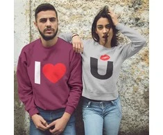Džemperių komplektas "I love you" (be kapišono)