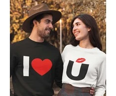 Džemperių komplektas "I love you" (be kapišono)