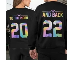 Džemperių komplektas "To the moon and back" ( be kapišono)