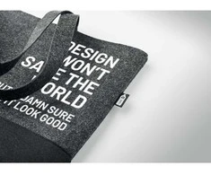 Eko-veltinio pirkinių krepšys "Design won't save the world"