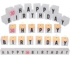 Gimtadienio žvakučių rinkinys "30"