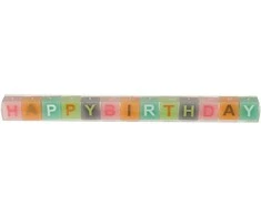 Gimtadienio žvakučių rinkinys "HAPPY BIRTHDAY"