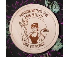 Graviruota apvali pjaustymo lentelė "Protinga Moteris"