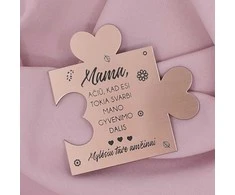 Graviruota dėlionės detalė "Mamai"