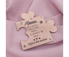 Graviruota dėlionės detalė "Mamai"