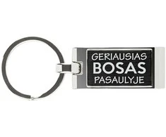 Graviruotas raktų pakabukas "Geriausias bosas pasaulyje"