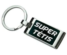Graviruotas raktų pakabukas "Super tėtis"