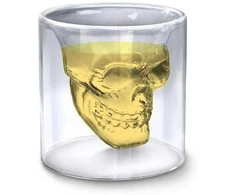 Kaukolės formos stiklinė "DOOMED", 200ml