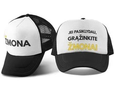 Kepuraičių komplektas "Pasiklydau, grąžinkite žmonai"