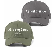 Kepuraičių komplektas "Viską žinome"
