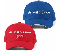 Kepuraičių komplektas "Viską žinome"