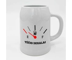 Keramikinis bokalas "Tėčio degalai"