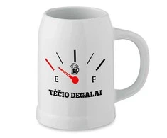 Keramikinis bokalas "Tėčio degalai"