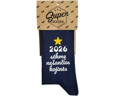 Kojinės "2026 metais sėkmę nešančios kojinės"