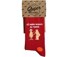 Kojinės "Aš noriu pasenti su tavimi"