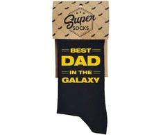 Kojinės "Best dad in the galaxy"