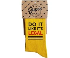 Kojinės "Do it like it's legal"