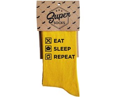 Kojinės "Eat. Sleep. Repeat"