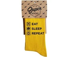 Kojinės "Eat. Sleep. Repeat"