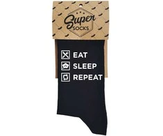 Kojinės "Eat. Sleep. Repeat"