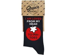 Kojinės "I am loved from my head to my toes"