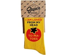 Kojinės "I am loved from my head to my toes"