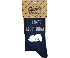 Kojinės "I can't adult today"