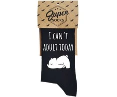 Kojinės "I can't adult today"
