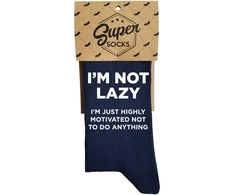 Kojinės "I'm not lazy"