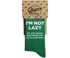 Kojinės "I'm not lazy"