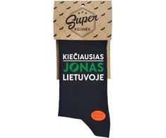 Kojinės "Kiečiausias Jonas Lietuvoje"