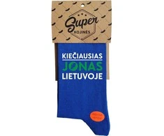 Kojinės "Kiečiausias Jonas Lietuvoje"