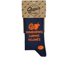 Kojinės "Mandarinų lupimo kojinės"